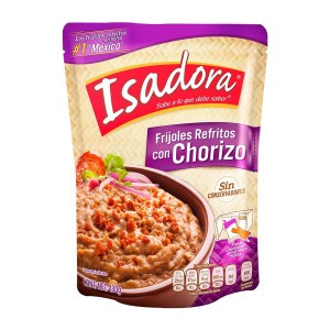 Frijoles Refrito/Chorizo Isadora 430g