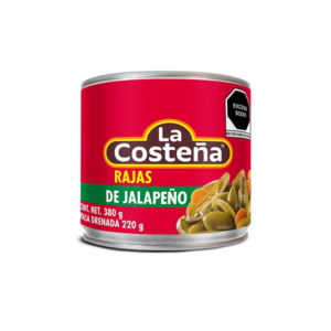 La costeña Rajas Jalapeño 380g