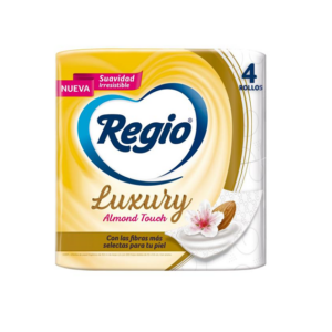Papel Higienico Regio Amond Touch 4pz