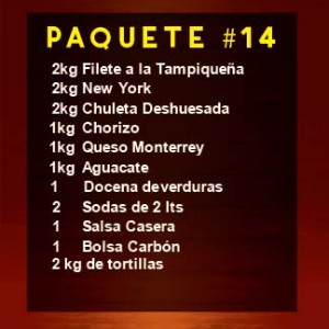 Paq Mix 14 (2Kg Filete – 2Kg New York)
