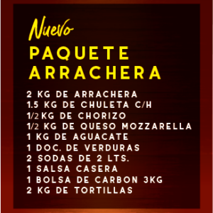 Paq Mix 27 Arrachera (2kg de arrachera-1.5kg chuleta c/h)