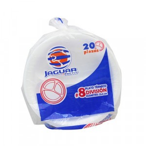 Plato Termico Jaguar Con Division 20pz
