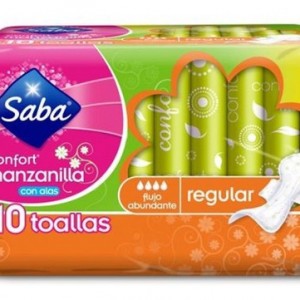 Toalla Saba Manzanilla C/alas 10pz