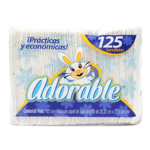 Servilleta Adorable 125pz