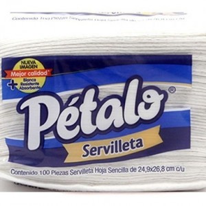 Servilleta Petalo 100pz