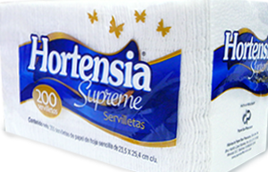 Servilletas Hortensia 200pz