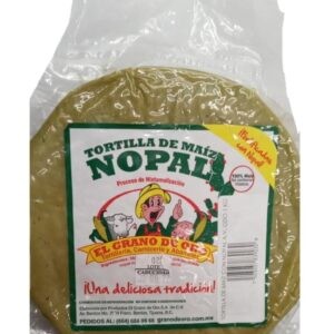 Tortilla de Maiz con Nopal 1 Kg (alto vacio)